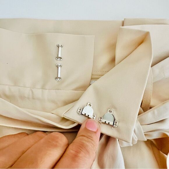 Antonio Melani Women's Trouser High Rise Wide Leg Paperbag Belted Wait Sz. 12 - Picture 10 of 11